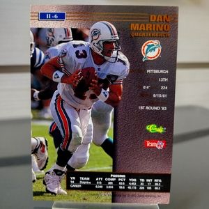 (Dan Marino) (2 Card Lot) of (Proline Classic 1994) & (Absolute 1995)